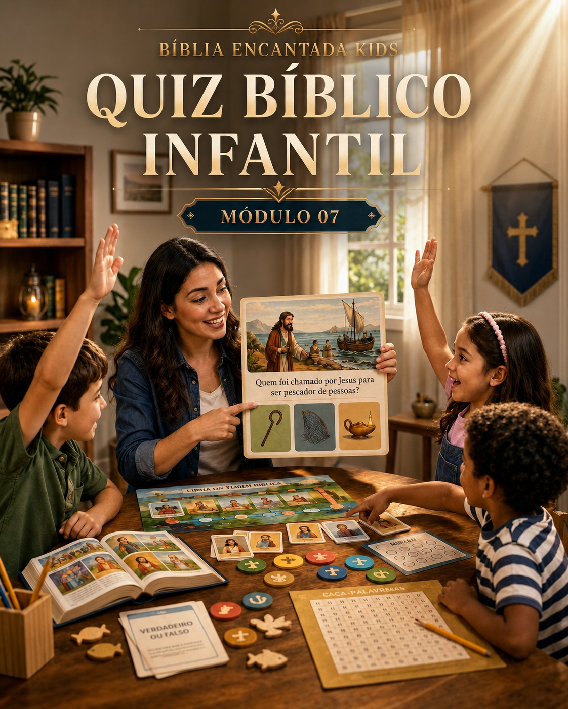 Capa do material 07 — Quiz Bíblico Infantil